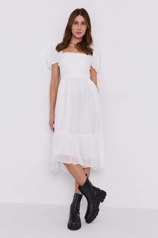 λευκό Φόρεμα Miss Sixty Γυναικεία