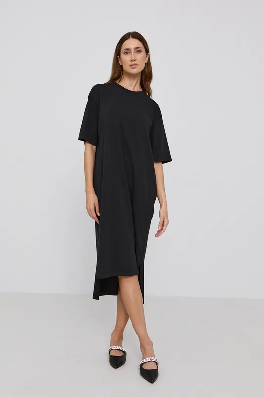 čierna Bavlnené šaty MAX&Co. Dámsky