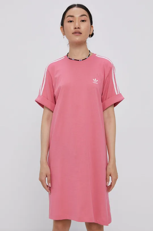 ροζ Φόρεμα adidas Originals Γυναικεία