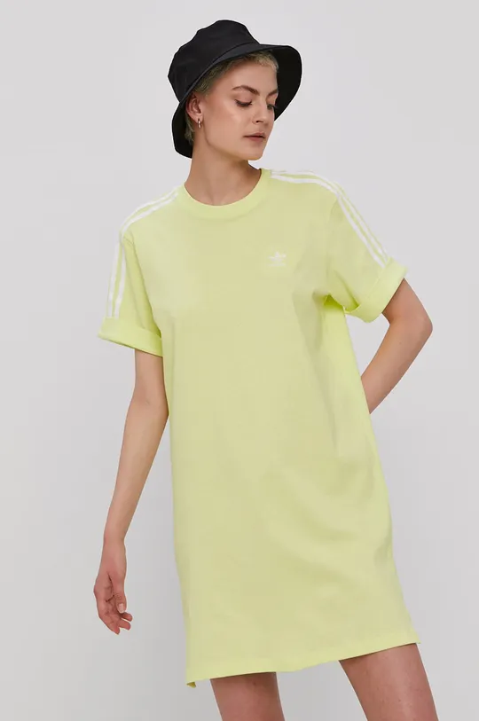 жёлтый Платье adidas Originals Женский