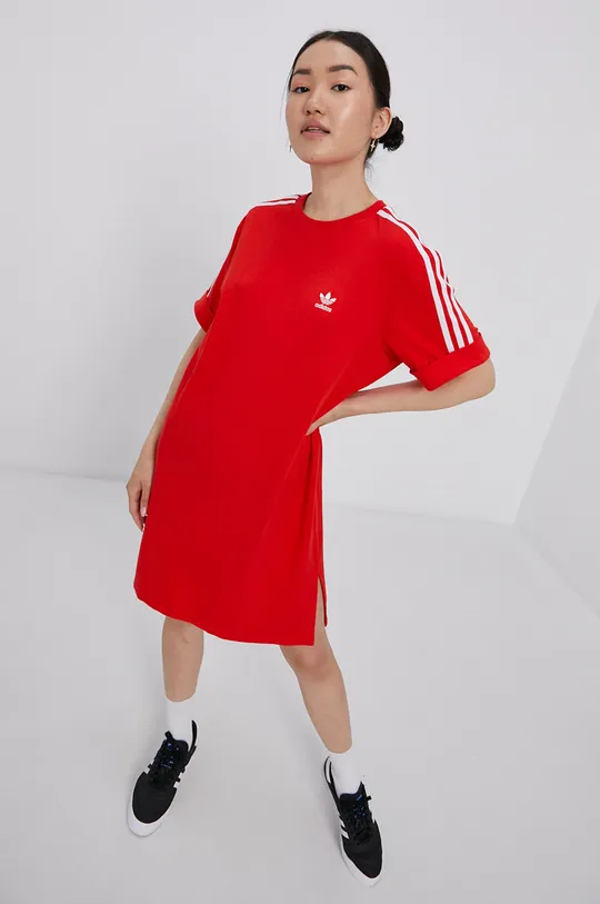 adidas Originals Sukienka H35505 czerwony