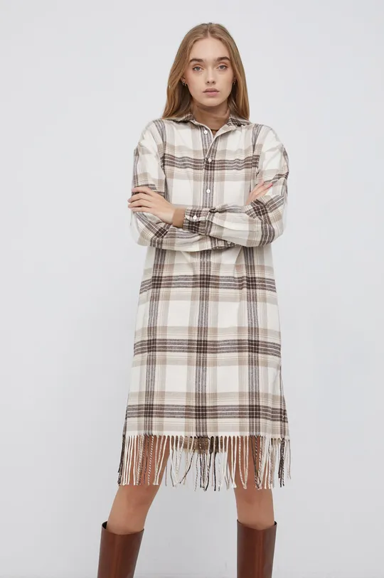 Βαμβακερό φόρεμα Polo Ralph Lauren  45% Βαμβάκι, 55% Ανακυκλωμένο βαμβάκι