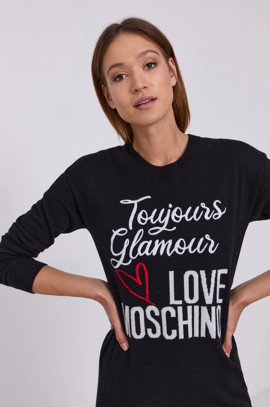 čierna Šaty Love Moschino