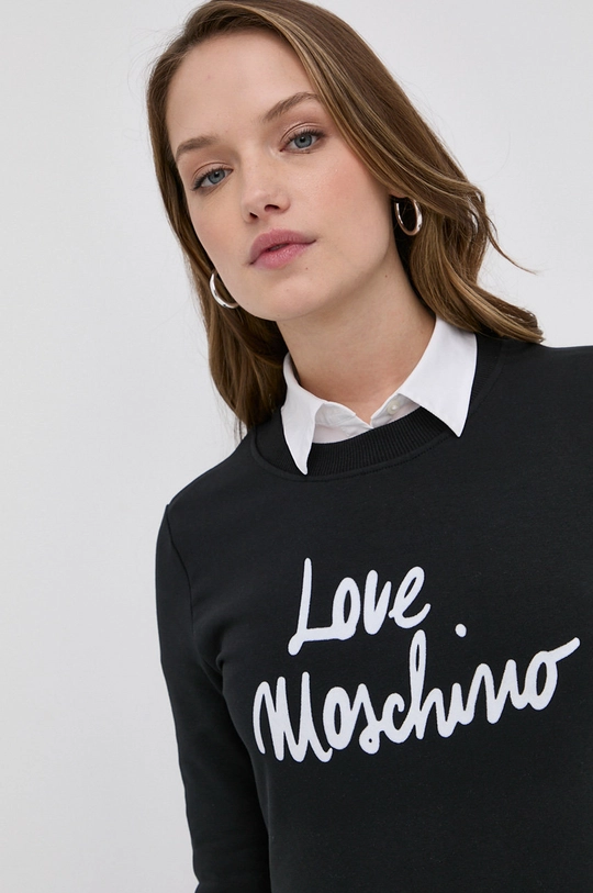 czarny Love Moschino Sukienka