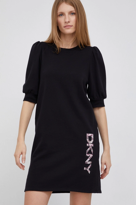 Φόρεμα DKNY μαύρο