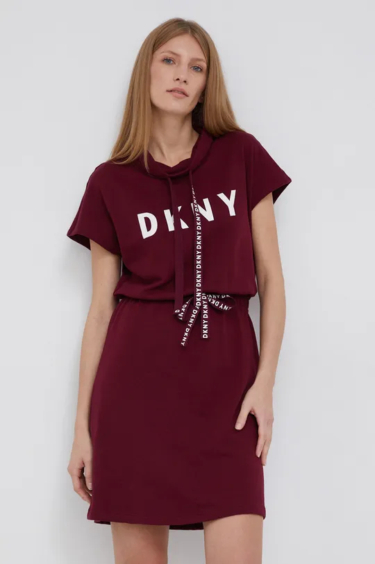 μωβ Φόρεμα DKNY Γυναικεία