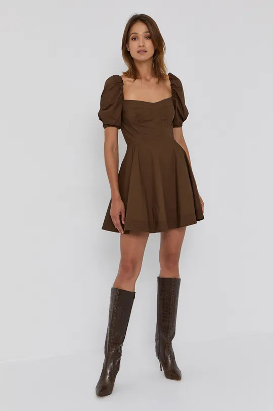 Сукня Bardot коричневий