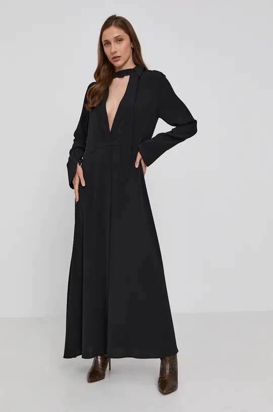 Φόρεμα Victoria Victoria Beckham μαύρο