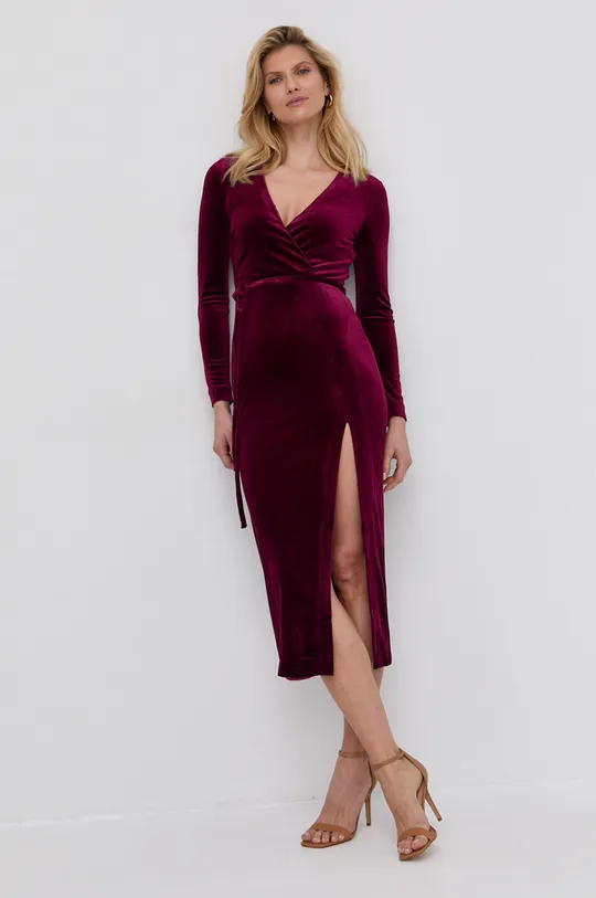Платье Bardot фиолетовой