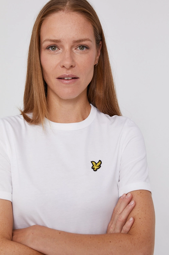 білий Бавовняна сукня Lyle & Scott