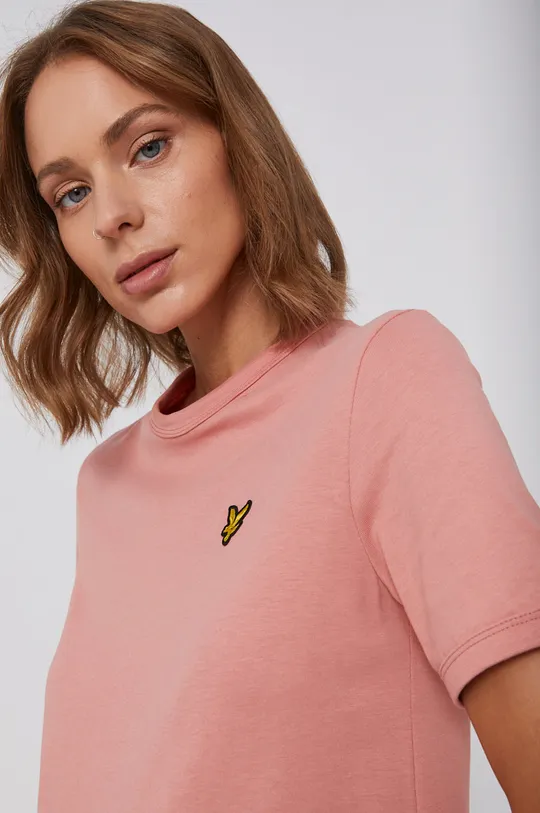 różowy Lyle & Scott Sukienka bawełniana