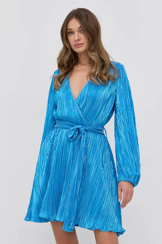 modra Obleka Bardot Ženski