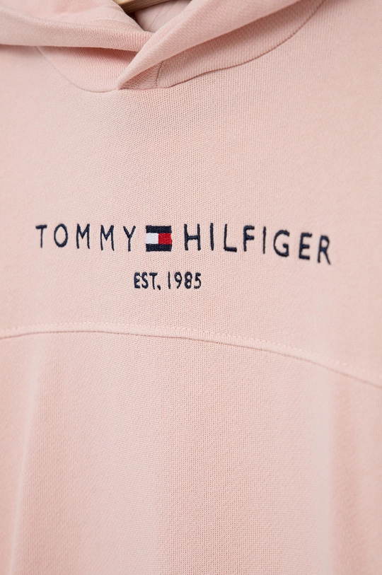 Dievčenské bavlnené šaty Tommy Hilfiger  100% Organická bavlna