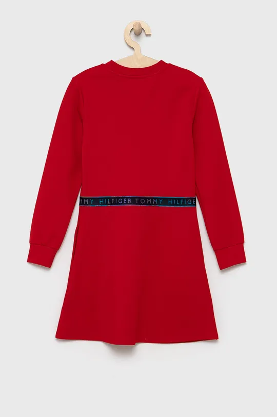 Παιδικό φόρεμα Tommy Hilfiger κόκκινο