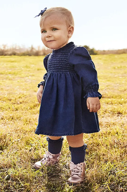 фіолетовий Дитяча джинсова сукня Mayoral Для дівчаток