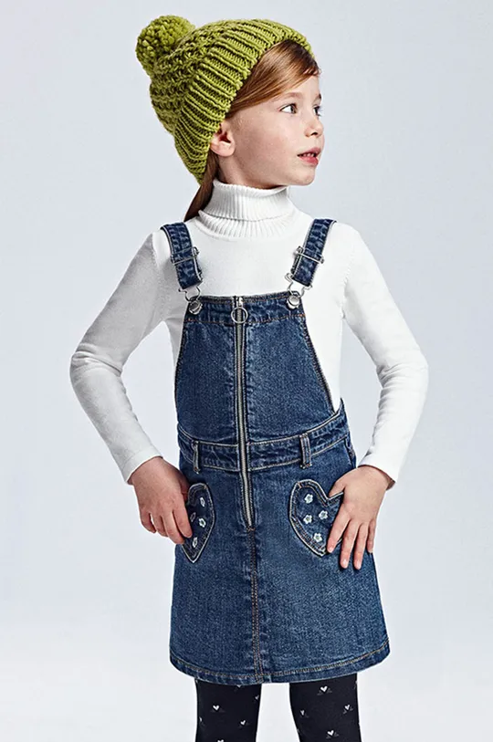 fioletowy Mayoral Sukienka jeansowa dziecięca Dziewczęcy