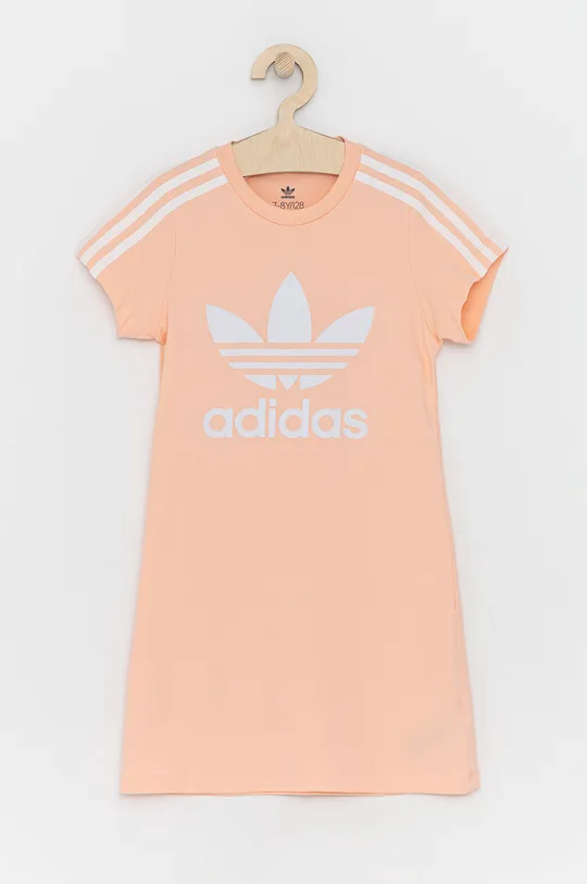 розовый Детское платье adidas Originals Для девочек