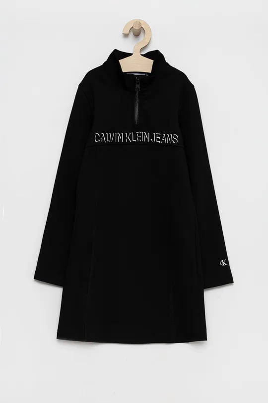 чорний Дитяча сукня Calvin Klein Jeans Для дівчаток