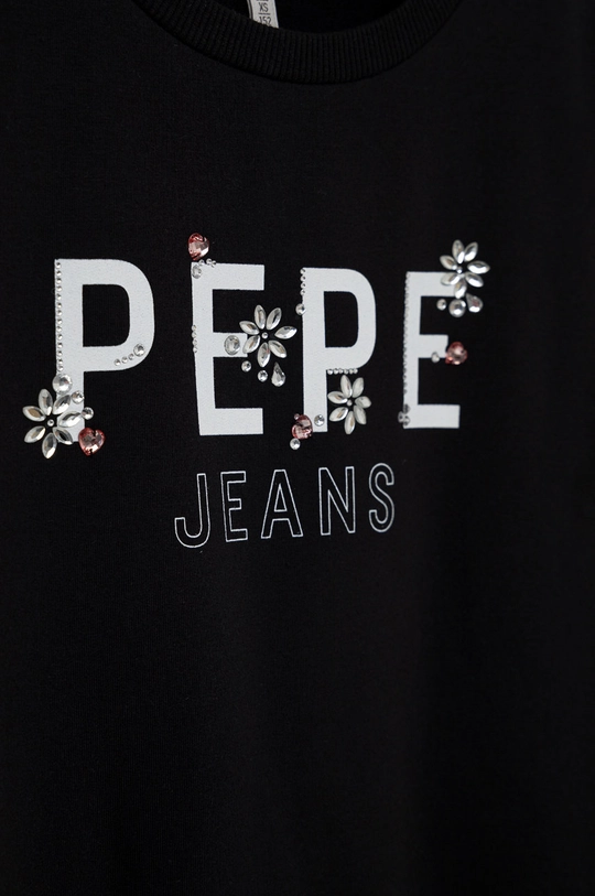 Dievčenské šaty Pepe Jeans  Základná látka: 96% Bavlna, 4% Elastan Iné látky: 100% Bavlna Prvky: 100% Viskóza