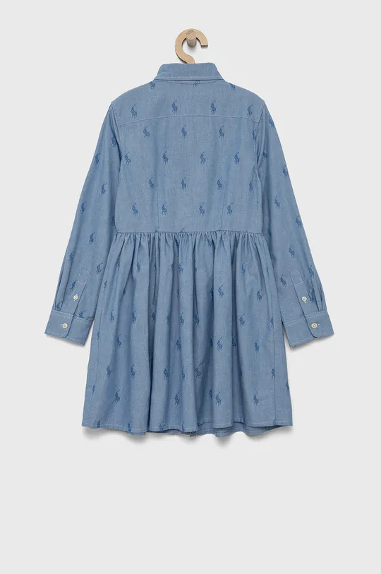 Дитяча сукня Polo Ralph Lauren блакитний