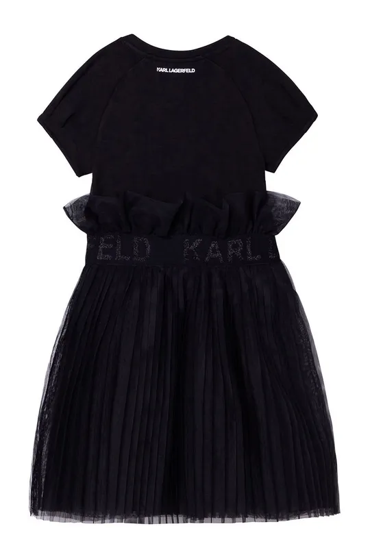 Karl Lagerfeld Sukienka dziecięca Z12200.102.108 czarny
