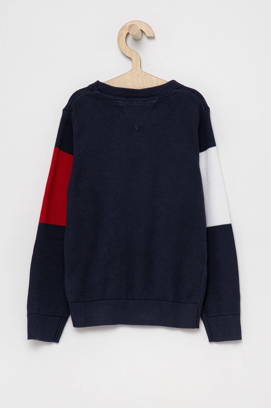 Tommy Hilfiger Sweter dziecięcy granatowy