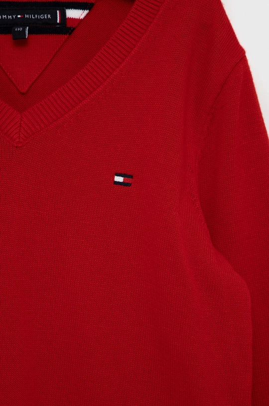 Tommy Hilfiger Sweter bawełniany dziecięcy 100 % Bawełna