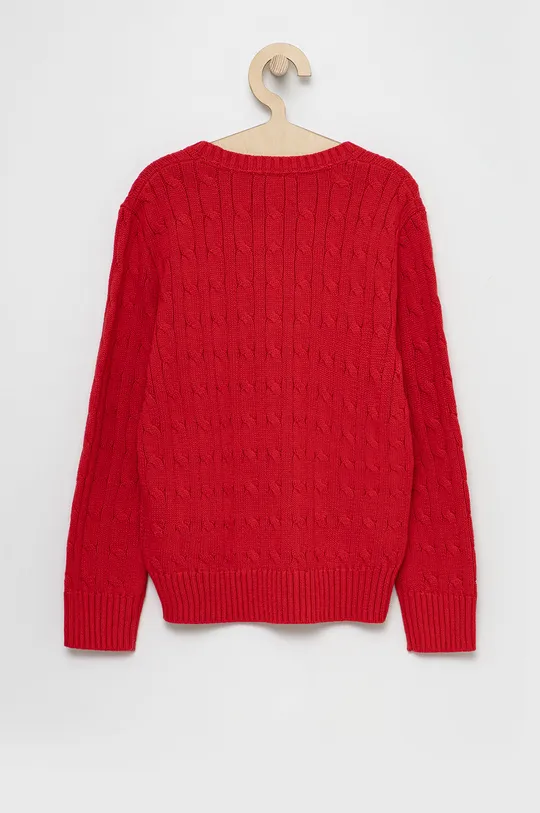 Παιδικό πουλόβερ Polo Ralph Lauren κόκκινο