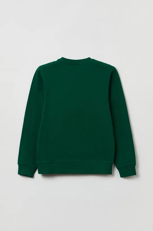 OVS Bluza bawełniana dziecięca zielony