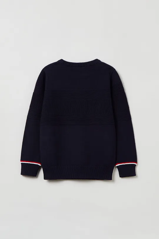 Дитячий бавовняний светер OVS темно-синій