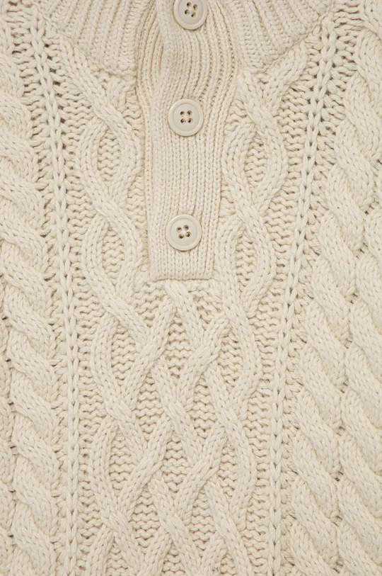 Detský sveter s prímesou vlny GAP  Základná látka: 60% Bavlna, 30% Nylón, 10% Vlna Prvky: 100% Polyester