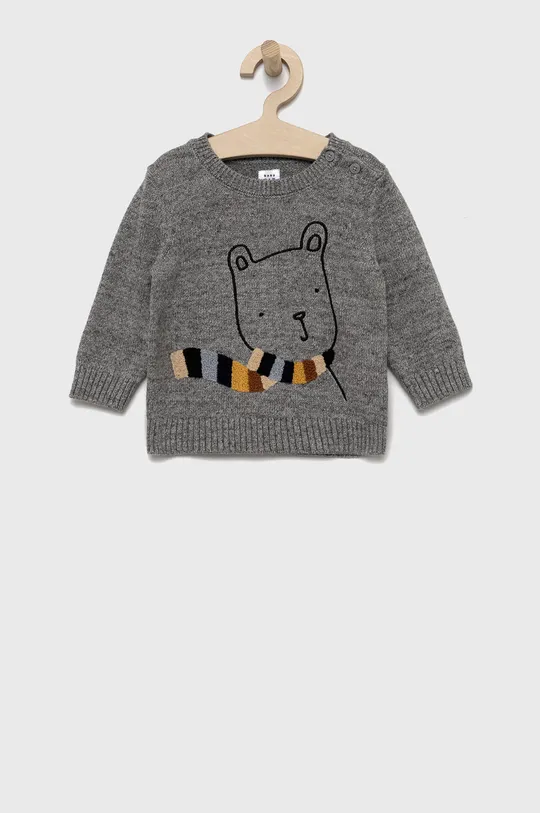 γκρί GAP - Παιδικό πουλόβερ από μείγμα μαλλιού Για αγόρια