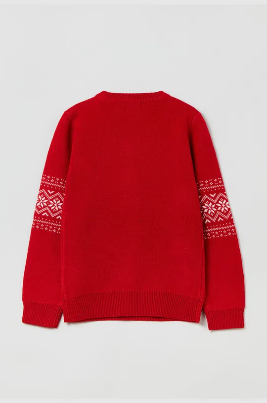 OVS Sweter dziecięcy czerwony