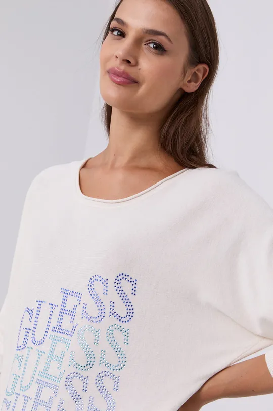 beżowy Guess Sweter
