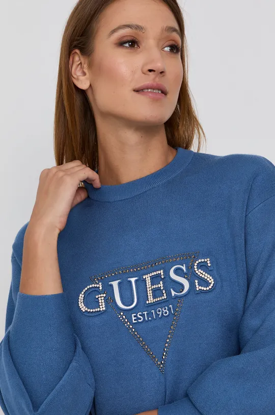 niebieski Guess Sweter