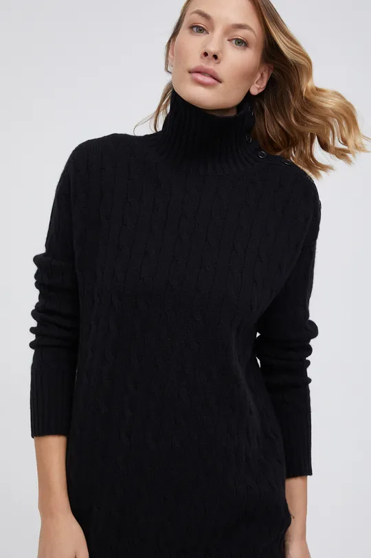 чёрный Шерстяной свитер Polo Ralph Lauren