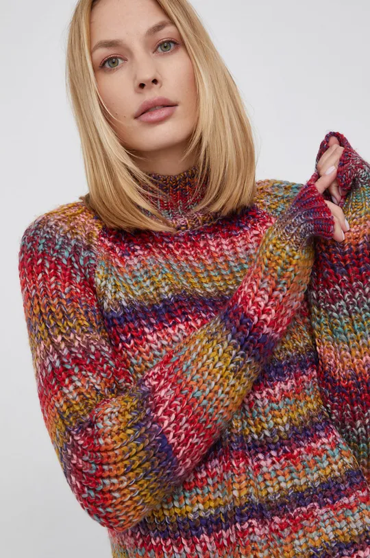 multicolor Desigual Sweter 21WWJFBD Damski