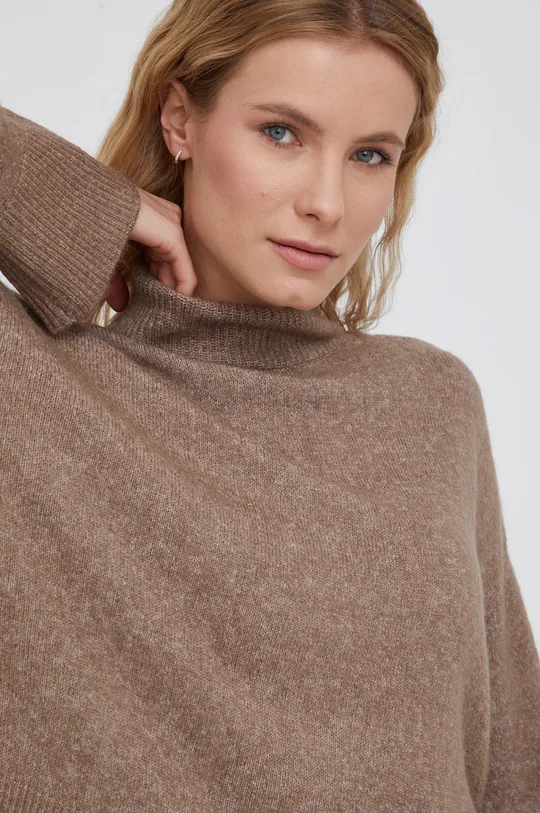 brązowy Vero Moda Sweter