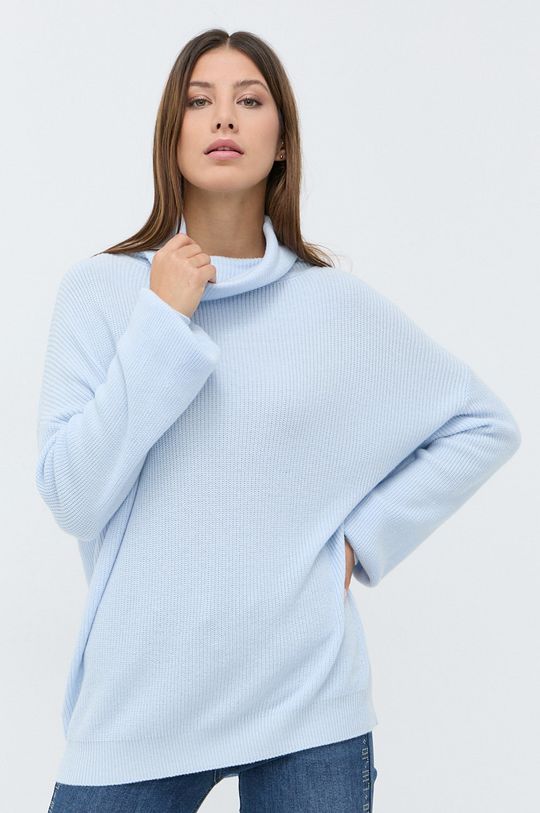 Guess - Sweter jasny niebieski