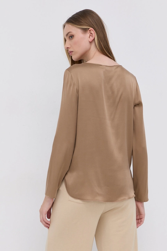 Bluza Max Mara Leisure  93% Svila, 7% Elastan