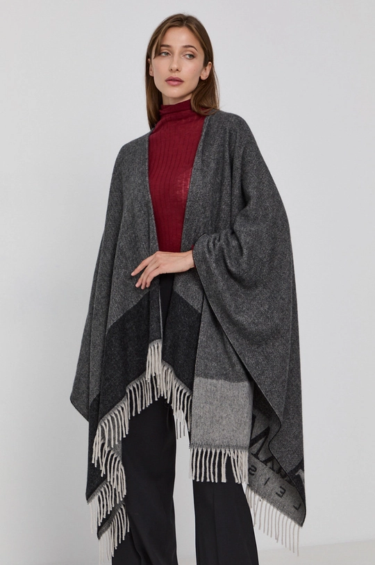 Max Mara Leisure poncho  80 % Wełna, 20 % Poliamid