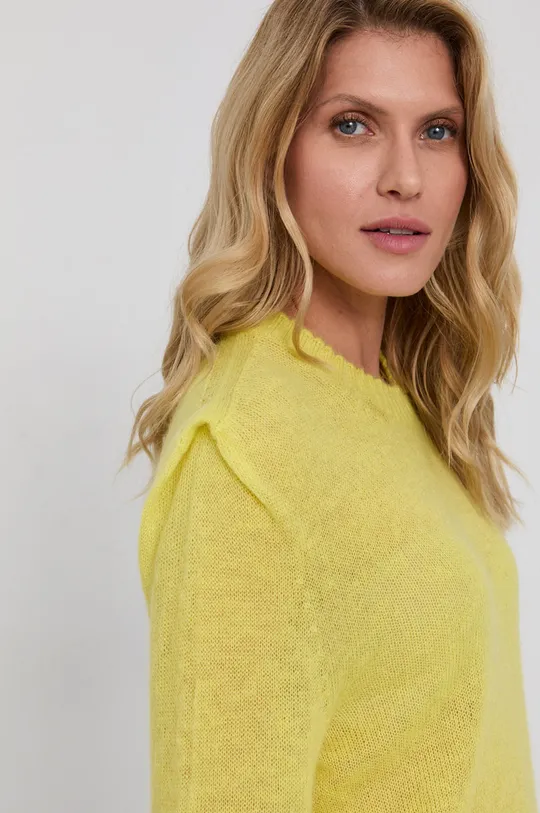 żółty Twinset Sweter