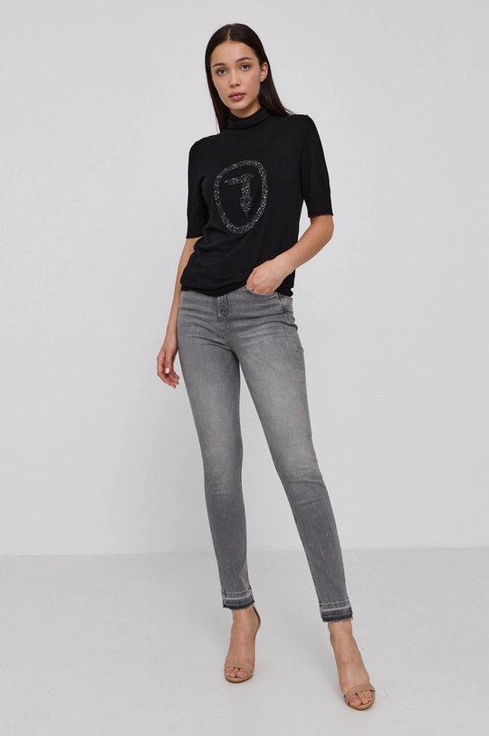 Trussardi Sweter czarny