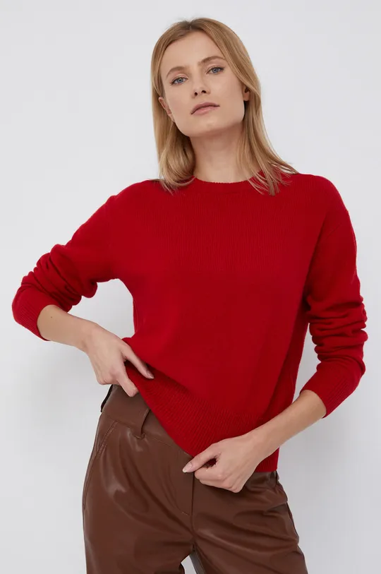 czerwony Polo Ralph Lauren Sweter wełniany 211845936006