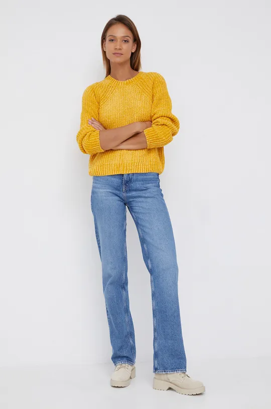 Pepe Jeans Sweter Lisa żółty