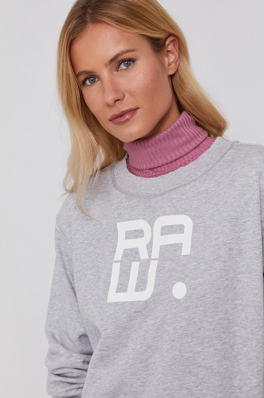 sivá Bavlnená mikina G-Star Raw