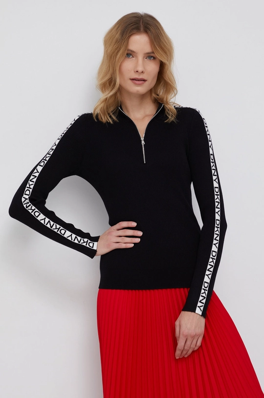 czarny Dkny Sweter P1MSA0A0