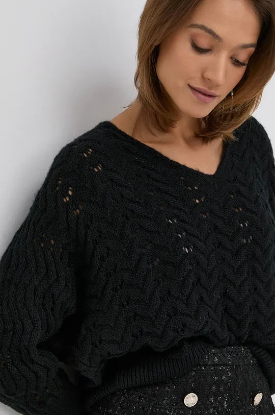 fekete Morgan pulóver