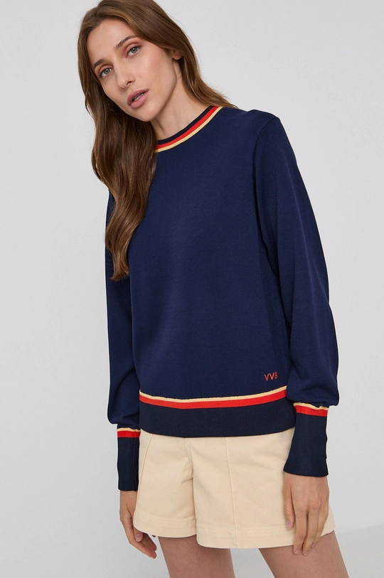 granatowy Victoria Victoria Beckham Sweter