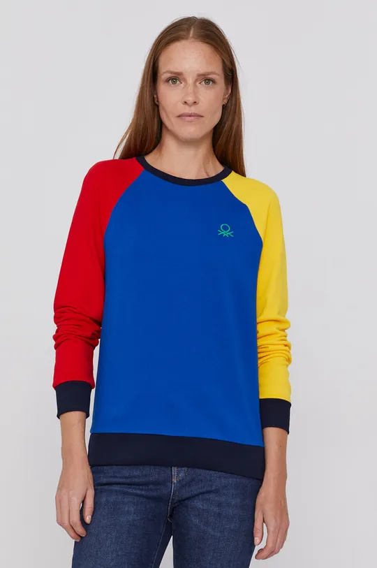 multicolor United Colors of Benetton Bluza bawełniana Damski